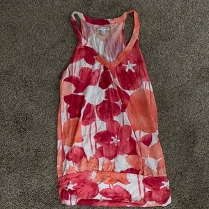 Floral American Eagle tank